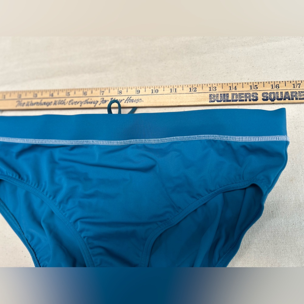 Lands' End TealBlue Swim Briefs with Classic Panty Cut